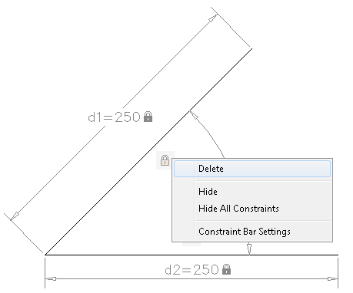 Slimme workflow met constraints en parameters AutoCAD tekening met automatische updates via constraints